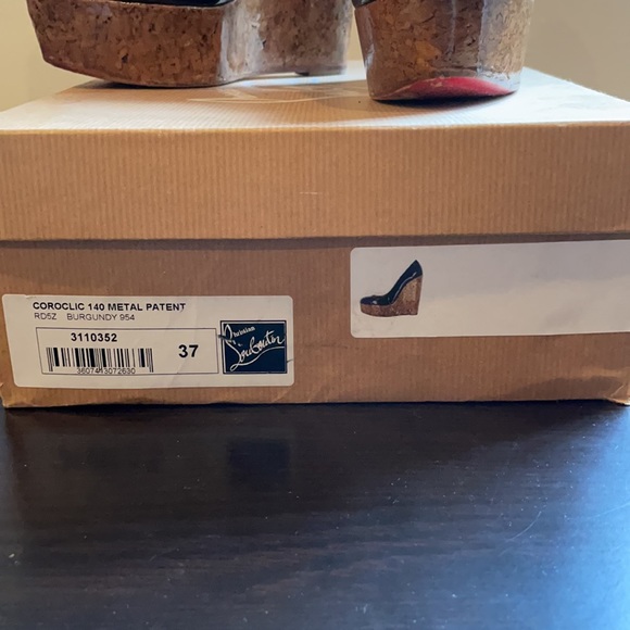 Christian Louboutin platform cork shoes - Picture 2 of 7